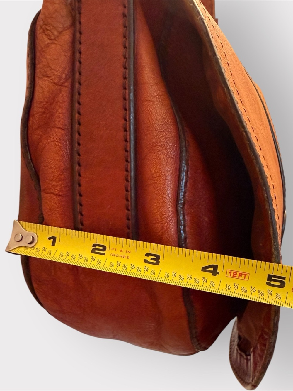 Vintage Reissue Fossil Leather Saddle Shoulder/crossbody Bag - Picture 8 of 16